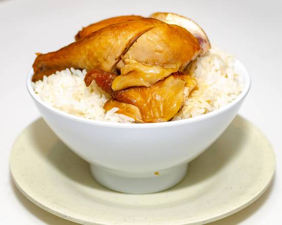 128. Soy Chicken on Rice 玫瑰油雞飯